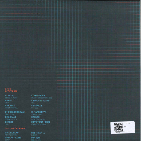 Various - Spektrum II (VINYL 2x12") | NEW Mint (M) Mint (M)--Classic Vinyl Record