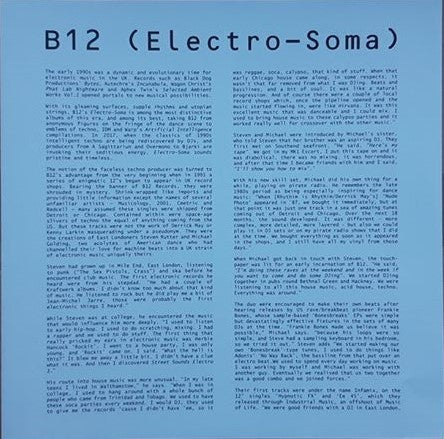 B12 - Electro-Soma (VINYL 2xLP) | NEW Mint (M) Mint (M)--Classic Vinyl Record