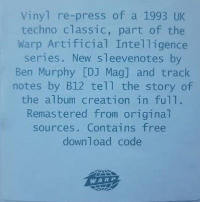 B12 - Electro-Soma (VINYL 2xLP) | NEW Mint (M) Mint (M)--Classic Vinyl Record