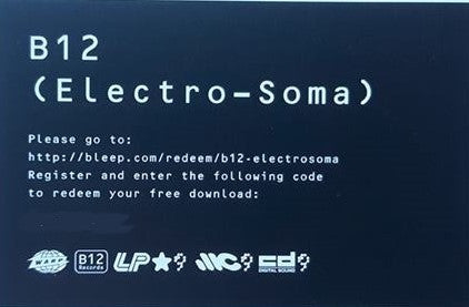 B12 - Electro-Soma (VINYL 2xLP) | NEW Mint (M) Mint (M)--Classic Vinyl Record