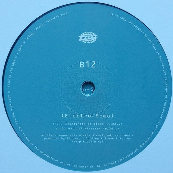 B12 - Electro-Soma (VINYL 2xLP) | NEW Mint (M) Mint (M)--Classic Vinyl Record