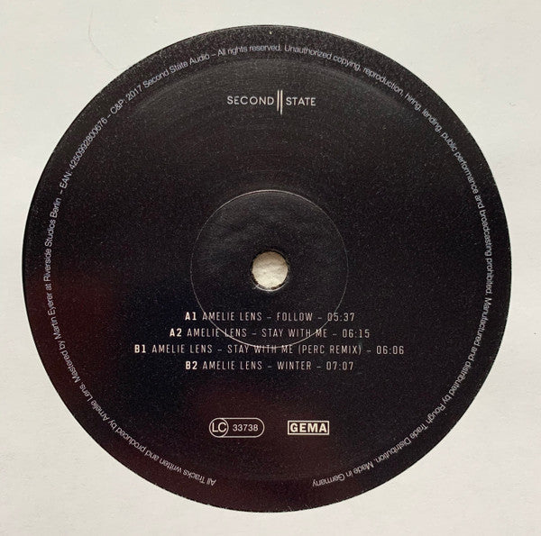 Amelie Lens - Stay With Me | Near Mint (NM) Mint (M)--Classic Vinyl Record