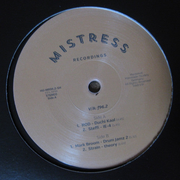 V/A : f96.2 | Mint (M) Mint (M)--Classic Vinyl Record