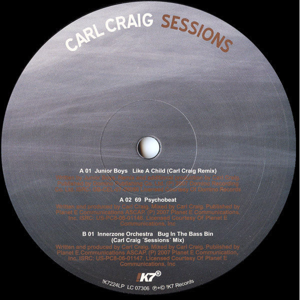 Carl Craig - Sessions (3LP) | Mint (M) Mint (M)--Classic Vinyl Record