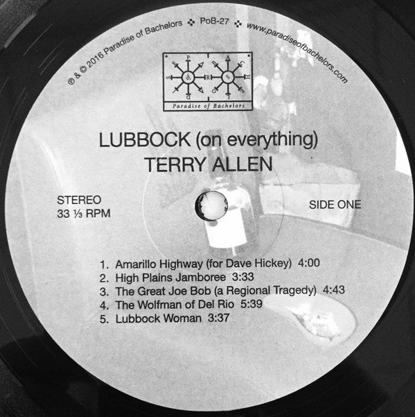 Terry Allen - Lubbock (On Everything) | Mint (M) Mint (M)-Classic Vinyl Record