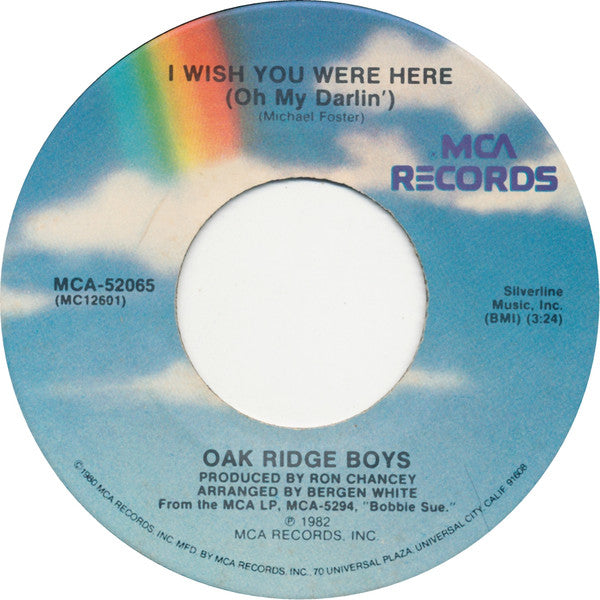 The Oak Ridge Boys - I Wish You Were Here (Oh My Darlin') | Near Mint (NM) Very Good Plus (VG+)-Classic Vinyl Record