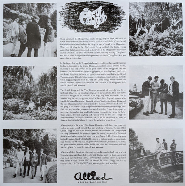 The Plastic Cloud (VINYL) | Mint (M) Mint (M)-Classic Vinyl Record