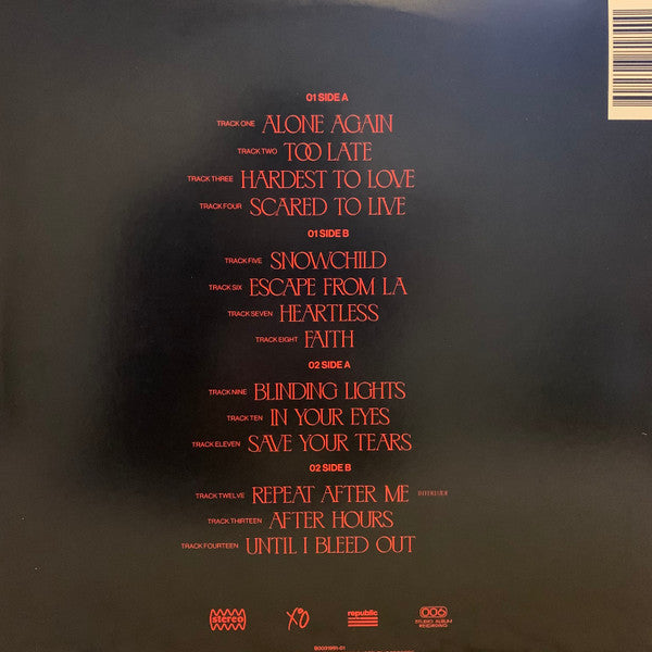 The Weeknd - After Hours (2xVINYL) | Mint (M) Mint (M)-Classic Vinyl Record