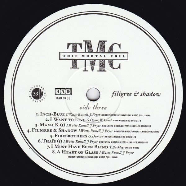 Filigree & Shadow | Mint (M) Mint (M)-Classic Vinyl Record
