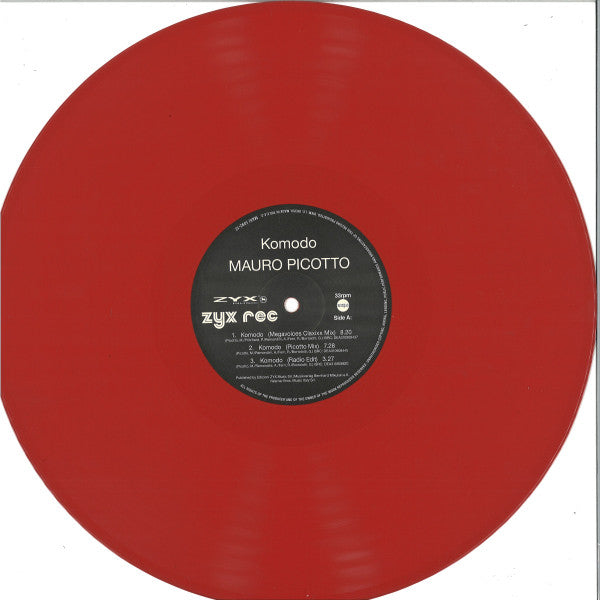 Mauro Picotto - Komodo (COLOR VINYL) |-Classic Vinyl Record