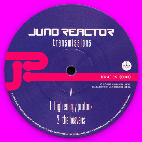 Juno Reactor - Transmissions (2X Purple Vinyl) | Mint (M) Mint (M)-Classic Vinyl Record