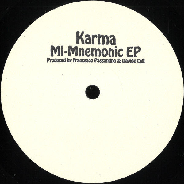 Karma - Mi-Mnemonic (VINYL 12") | Mint (M) Mint (M)-Classic Vinyl Record