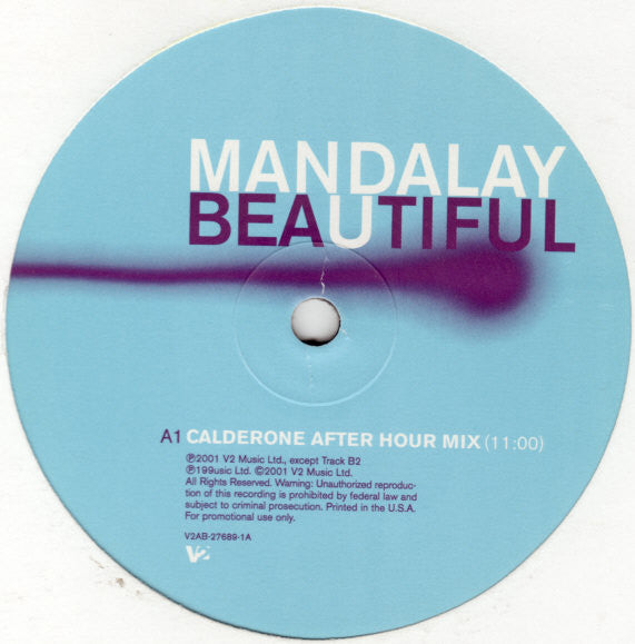 Mandalay - Beautiful | Excellent (EX) Very Good Plus (VG+)-Classic Vinyl Record