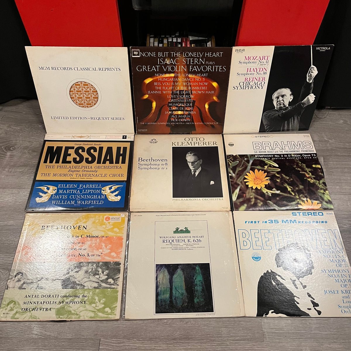 Various - 9 CLASSICAL VINYL RECORD LPS *EX-NM* |-Classic Vinyl Record