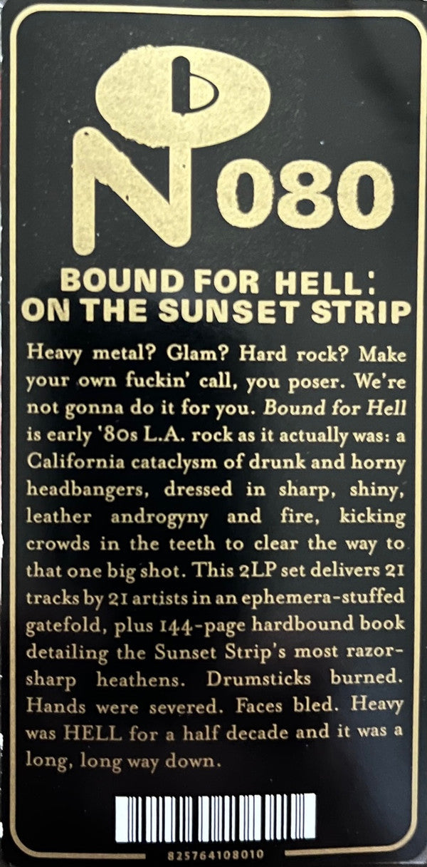Bound For Hell: On The Sunset Strip | Mint (M) Mint (M)-Classic Vinyl Record