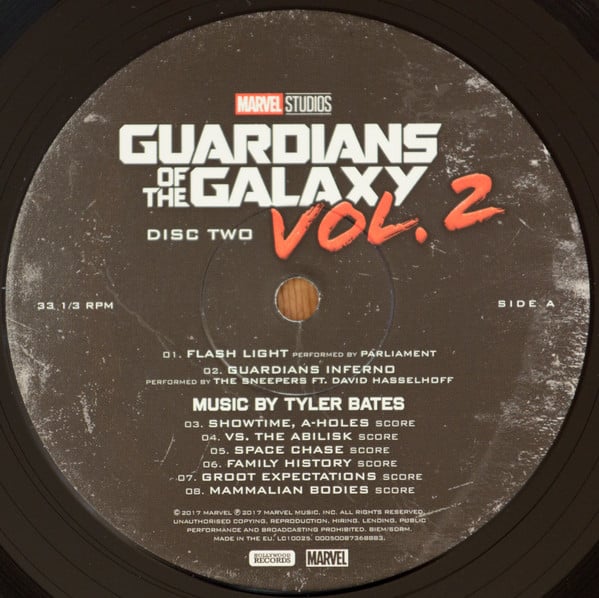 Various - Guardians of the Galaxy Vol. 2 | Mint (M) Mint (M)-Classic Vinyl Record