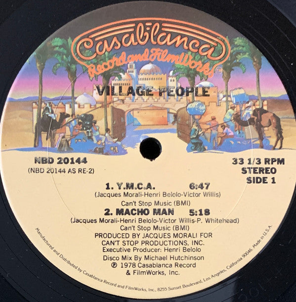 Village People - Y.M.C.A. / Macho Man | Near Mint (NM) Very Good Plus (VG+)-Classic Vinyl Record