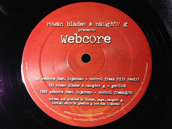 Webcore - Control Freak | Near Mint (NM) Generic-Classic Vinyl Record