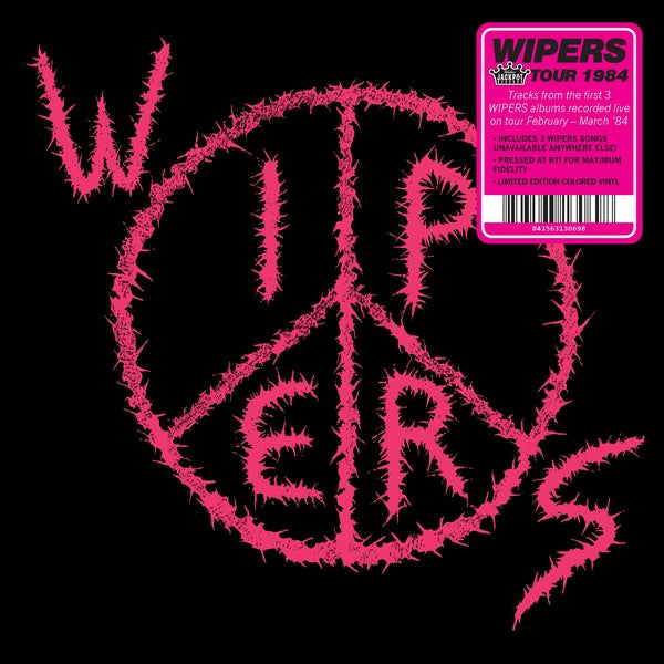 Wipers - Wipers Tour 1984 (LTD Pink Marbled VINYL LP Jackpot JPR-067) | NEW-Classic Vinyl Record