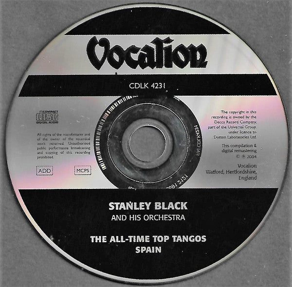 Spain / The All-Time Top Tangos *CD* | Mint (M) Mint (M)-Classic Vinyl Record