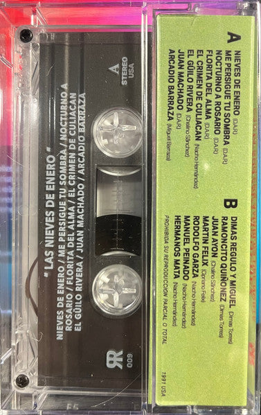 Chalino Sánchez - Nieves de Enero (CASSETTE - UNOFFICIAL) | Mint (M) Mint (M)-Classic Vinyl Record