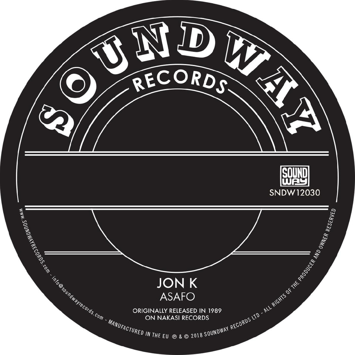 Jon K / Pat Thomas - Asafo / Enye Woa |--Classic Vinyl Record