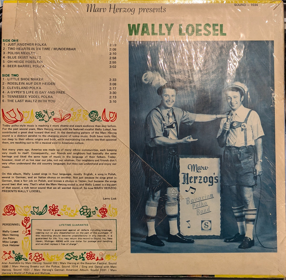 Marv Herzog - Marv Herzog Presents Wally Loesel *SHRINK* | Very Good (VG) Excellent (EX)--Classic Vinyl Record