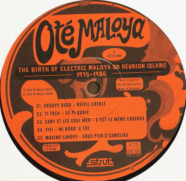 Various - Oté Maloya (The Birth Of Electric Maloya On Reunion Island 1975-1986) | Mint (M) Mint (M)--Classic Vinyl Record