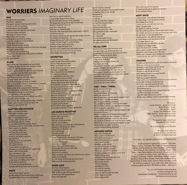 Worriers - Imaginary Life | Mint (M) Mint (M)-Classic Vinyl Record