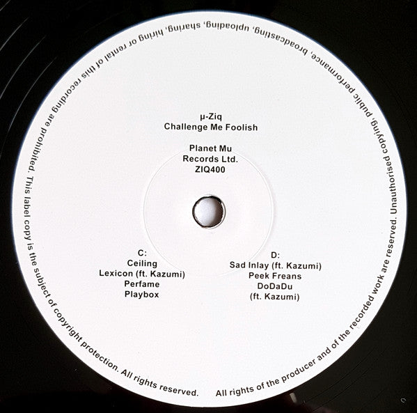 µ-Ziq - Challenge Me Foolish (2xVINYL) | Mint (M) Mint (M)-Classic Vinyl Record